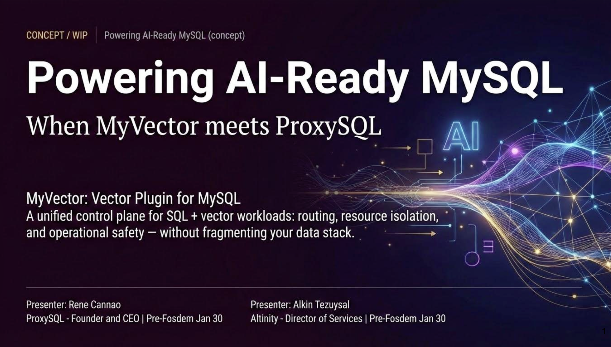 Making MySQL AI-Ready: How MyVector and ProxySQL Work Together